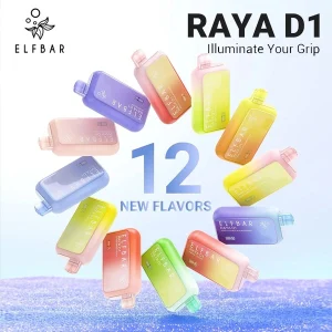 ElfBar-Raya-d1-All.webp Elfbar Raya D1 13000 Puffs Vape (All Flavors) – Buy Online in Gurgaon