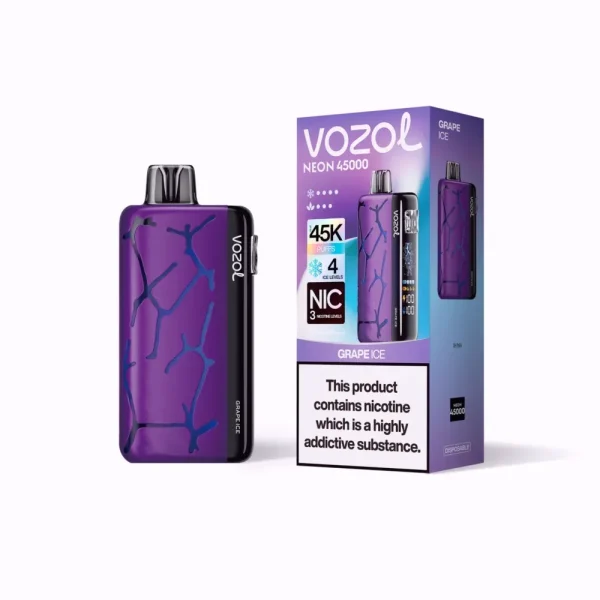 VOZOL-Neon-45k-Vape-GRAPE-ICE.webp Best Vozol Neon 4500 Vape (All Flavors) – Buy Online in Gurgaon