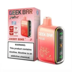 Geek Bar Pulse 15000 Disposable Vape - Cherry Bomb Geek Bar Pulse 15000 Disposable Vape - Cherry Bomb
