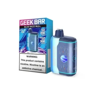 Geek Bar Pulse X 2 50K Disposable Vape - Blue Razz Ice Geek Bar Pulse X 2 50K Disposable Vape - Blue Razz Ice