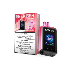 Geek Bar Skyview 25K Disposable Vape - Raspberry Zing Geek Bar Skyview 25K Disposable Vape - Raspberry Zing