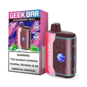 Geek_Bar_Pulse_X2_50K_Puff_Disposable_Strawberry_Bull__99010 Geek Bar Pulse X 2 50K Disposable Vape - Strawberry B-Pop
